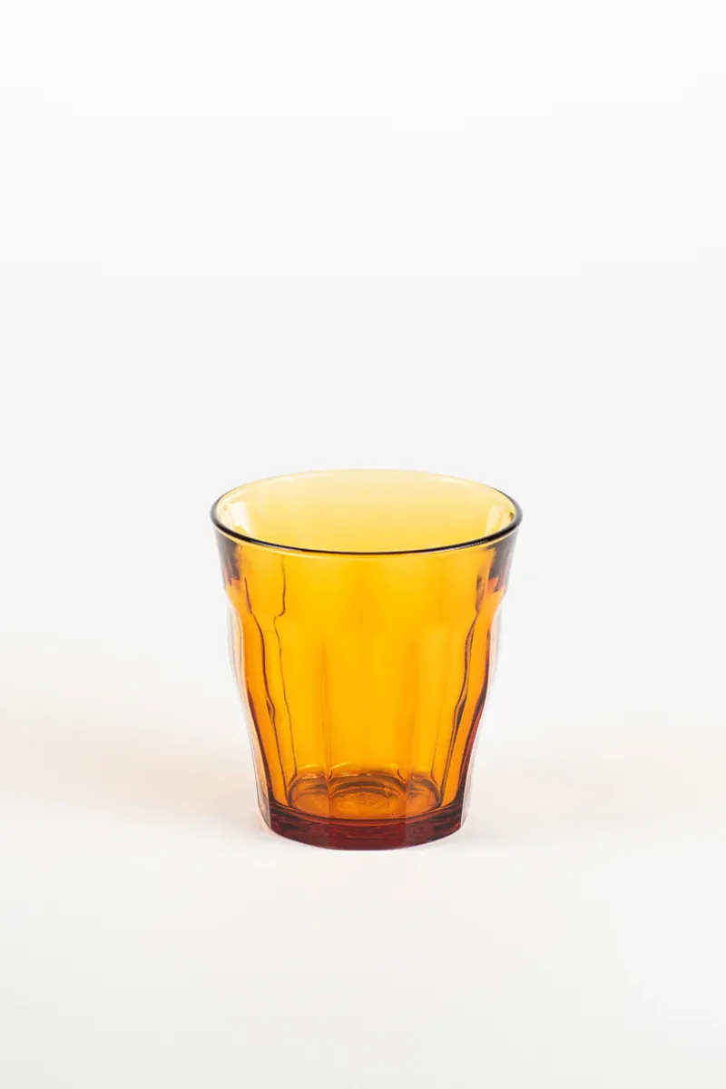 Détail des verres Picardie Vermeil avec finition dorée